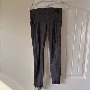 lululemon athletica Dark Charcoal High-Rise Pocket Leggings